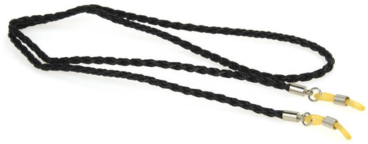 Leather Weave Black Cord