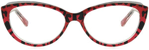 Multifocal / 1.25 / Red/Leopard
