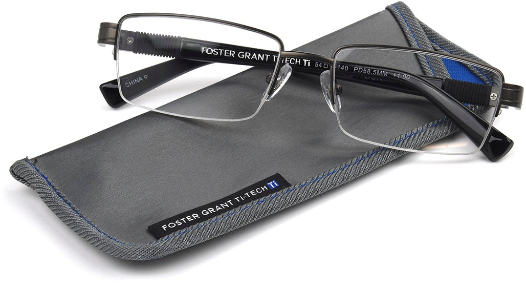 Ti-Tech Dark Gunmetal Semi-Rimless