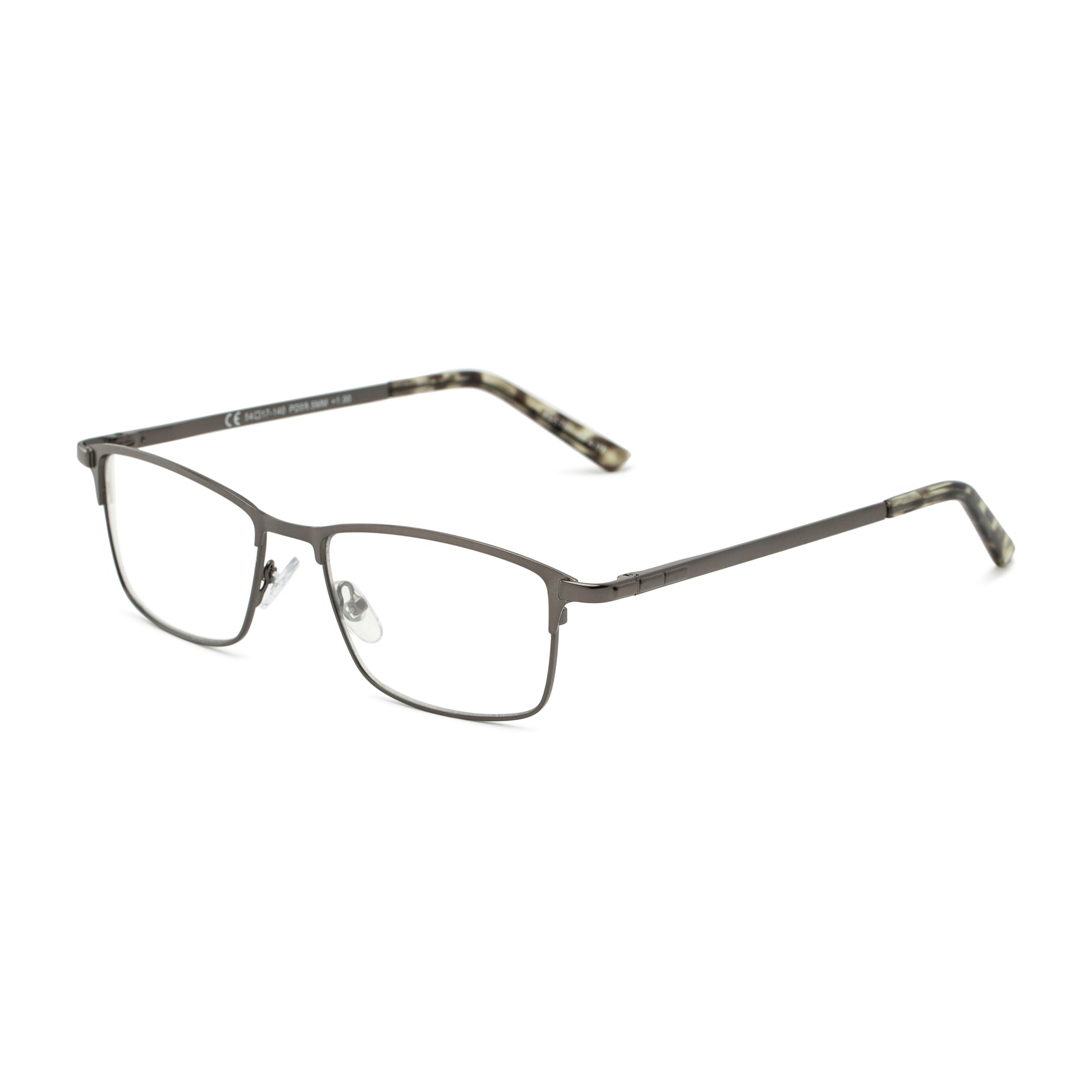 Austin Pop of Power™ Bifocal Style Blue Light Readers - Blue Light Reader - Bifocal - Gunmetal Grey - Variant Link