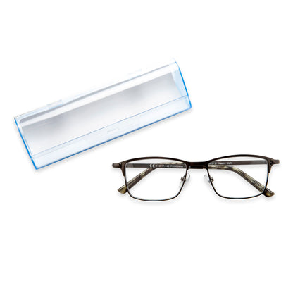 Austin Pop of Power™ Bifocal Style Blue Light Readers - Blue Light Reader - Bifocal - Gunmetal Grey - Variant Link