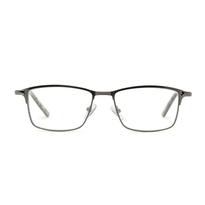 Austin Pop of Power™ Bifocal Style Blue Light Readers - Blue Light Reader - Bifocal - Gunmetal Grey - Variant Link
