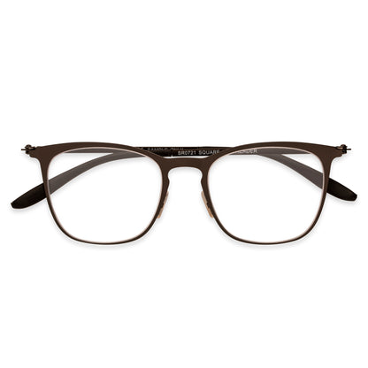 The Liam Super Flat Blue Light Glasses by Foster Grant® - Blue Light Reader - Unmagnified - Dark Red - Variant Link