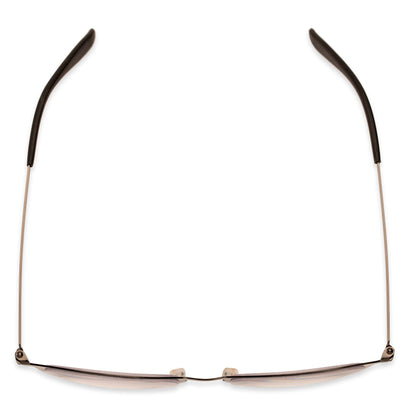 The Liam Super Flat Blue Light Glasses by Foster Grant® - Blue Light Reader - Unmagnified - Dark Red - Variant Link