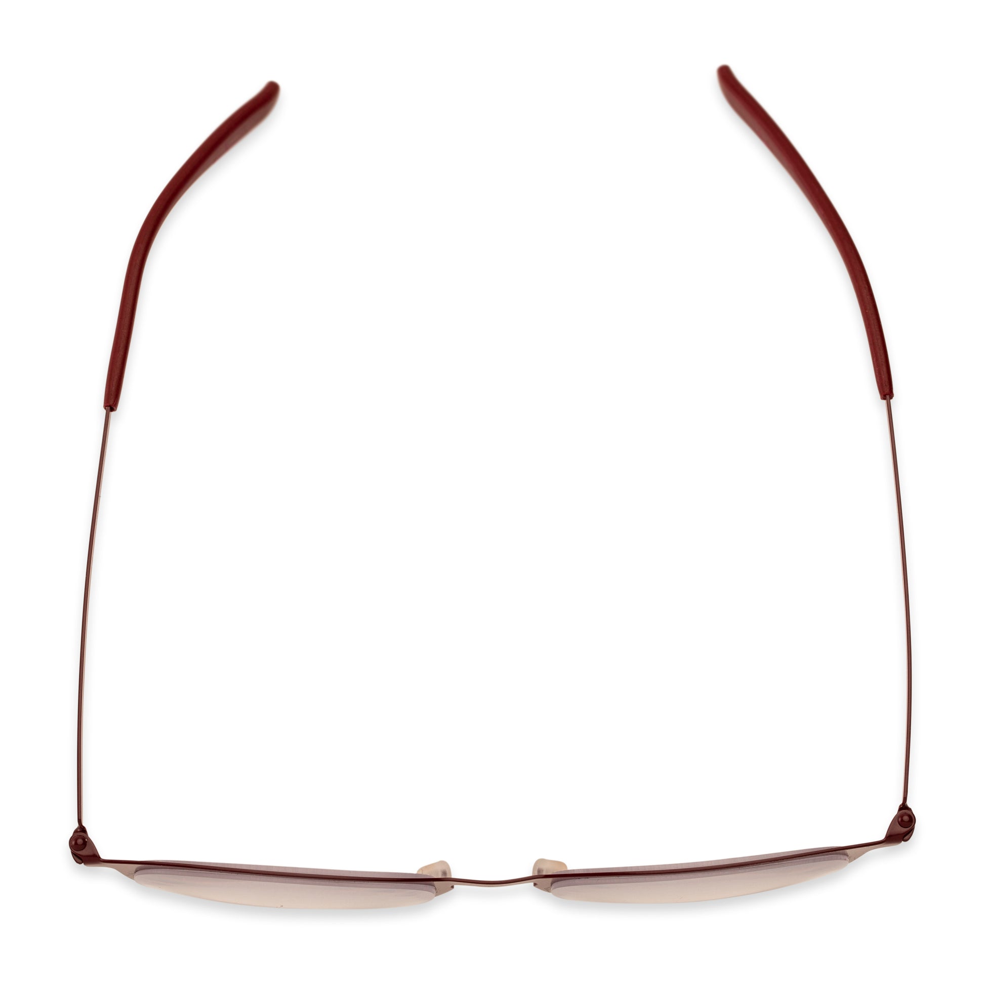 The Liam Super Flat Blue Light Glasses by Foster Grant® - Blue Light Reader - Unmagnified - Dark Red - Variant Link
