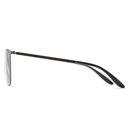 The Liam Super Flat Blue Light Glasses by Foster Grant® - Blue Light Reader - Unmagnified - Dark Red - Variant Link