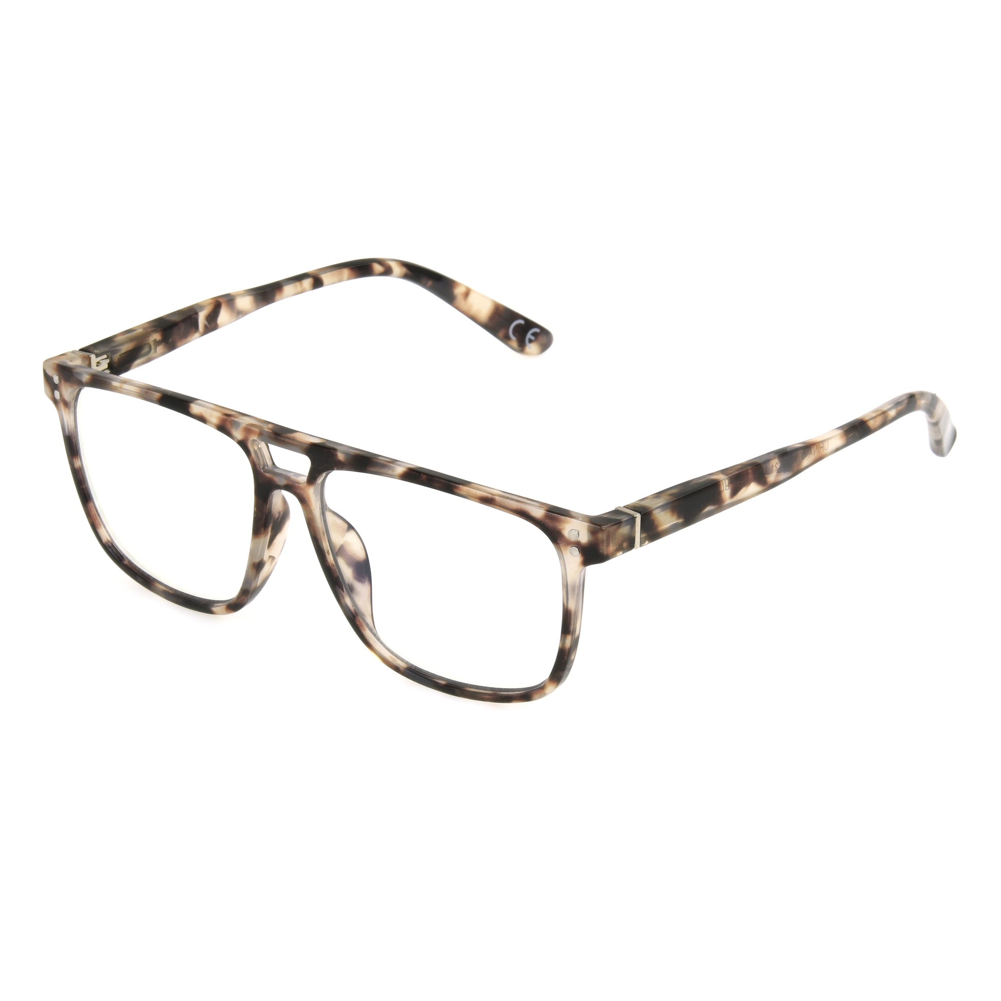 Milo Blue Light Glasses - Reader - Unmagnified - Tortoise - Variant Link