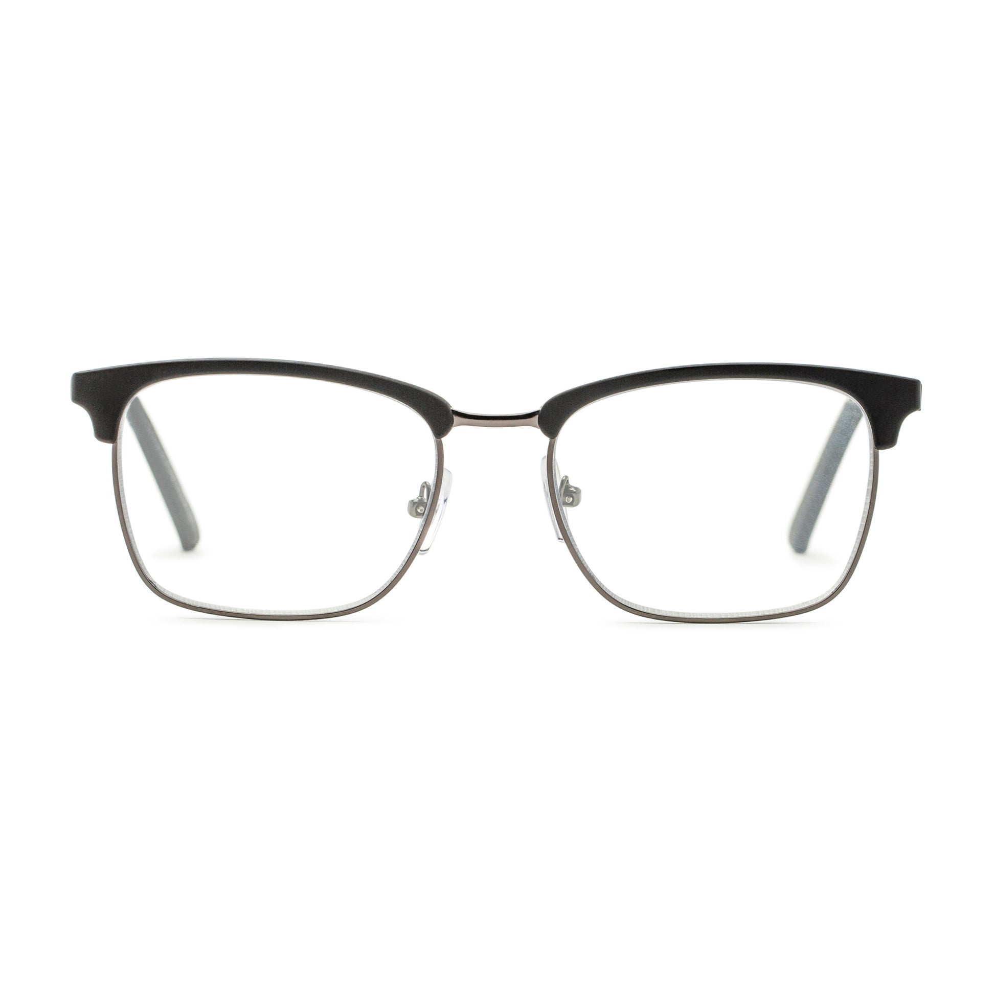 Perkins Pop of Power™ Bifocal Style Blue Light Readers - Blue Light Reader - Bifocal - Black/Gunmetal Grey - Variant Link