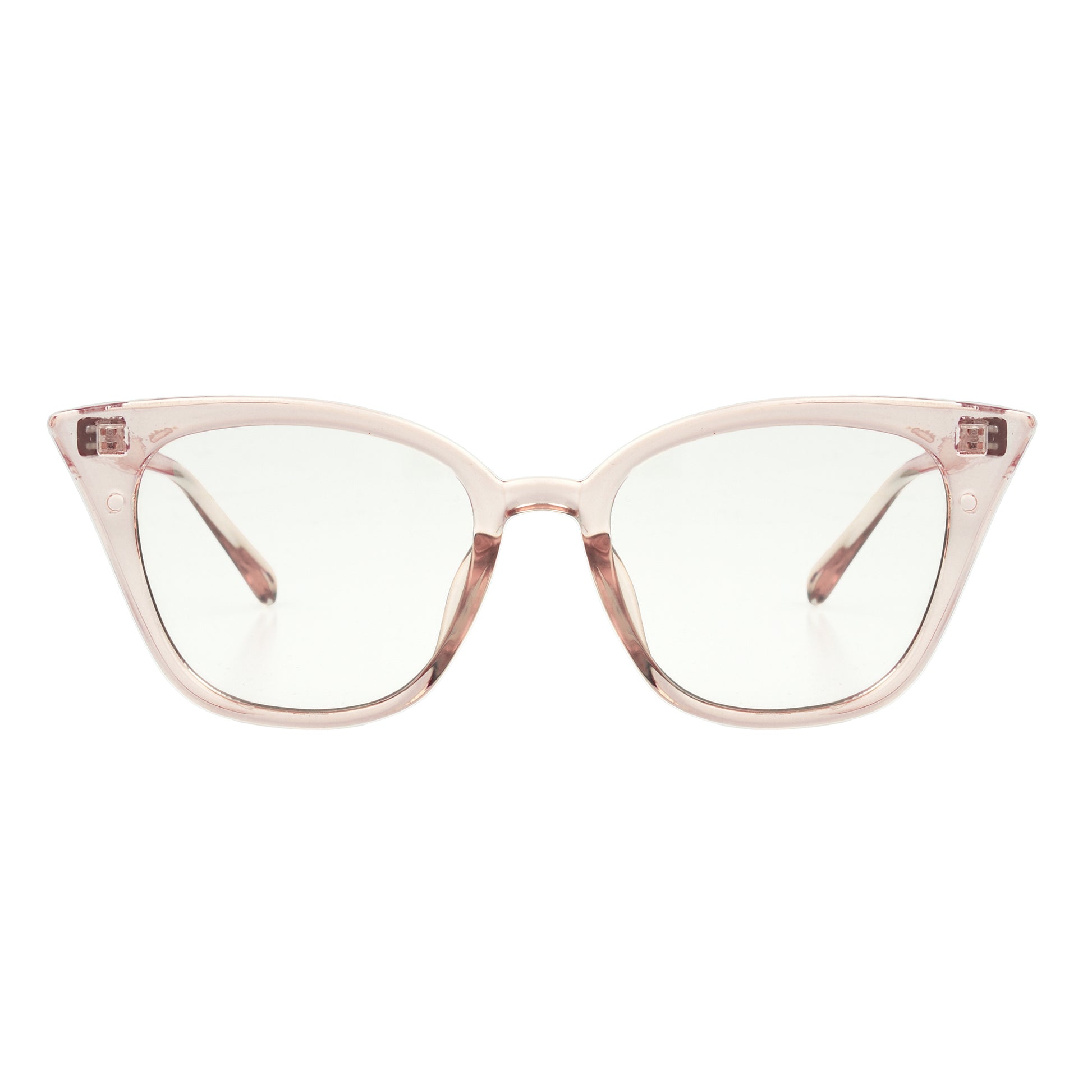 Rose Blue Light Glasses - Blue Light Reader - Unmagnified - Pink - Variant Link