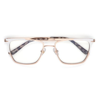 Hong Kong Blue Light Glasses - Blue Light Reader - Unmagnified - Gold - Variant Link