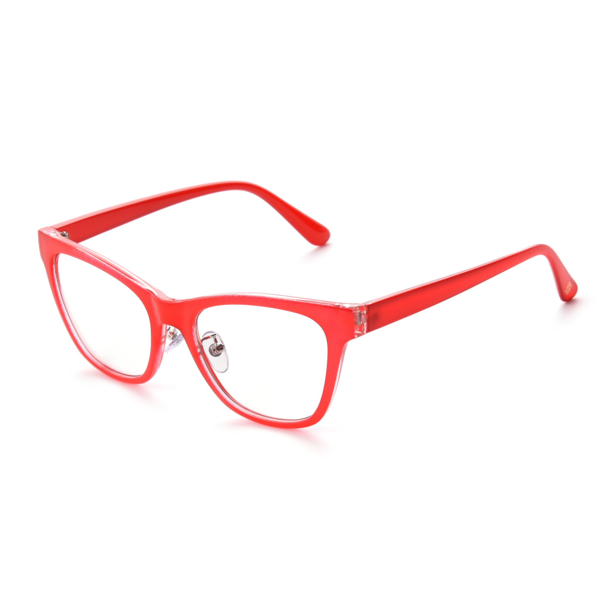 Silver Spring Blue Light Glasses - Blue Light Reader - Unmagnified - Red - Variant Link