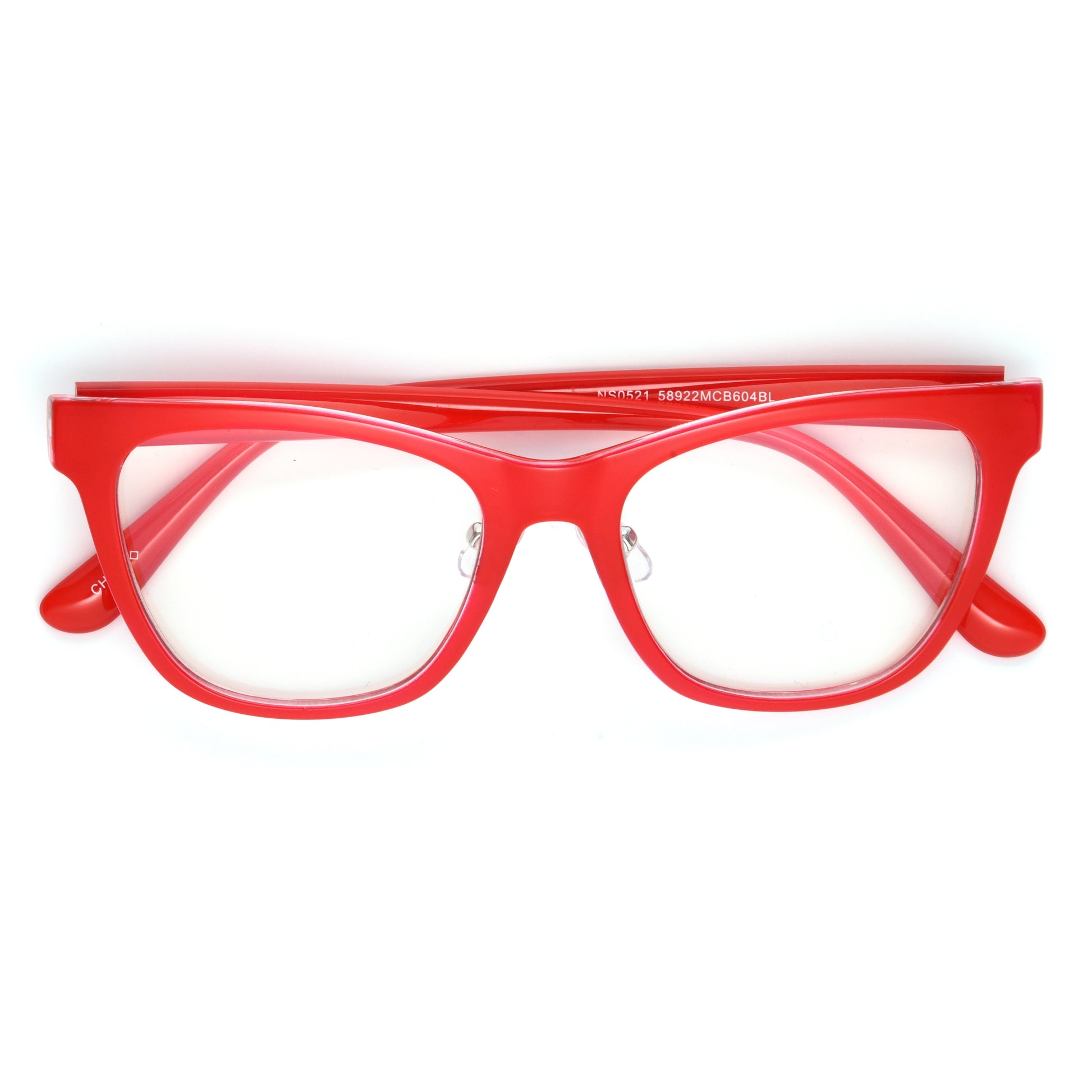 Silver Spring Blue Light Glasses - Blue Light Reader - Unmagnified - Red - Variant Link