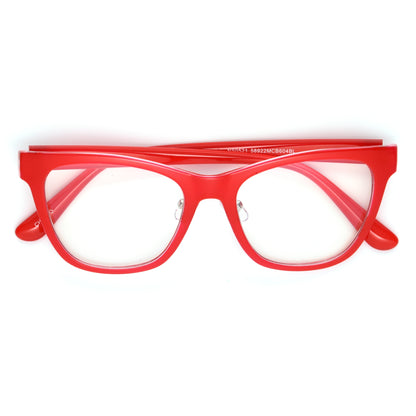 Silver Spring Blue Light Glasses - Blue Light Reader - Unmagnified - Red - Variant Link