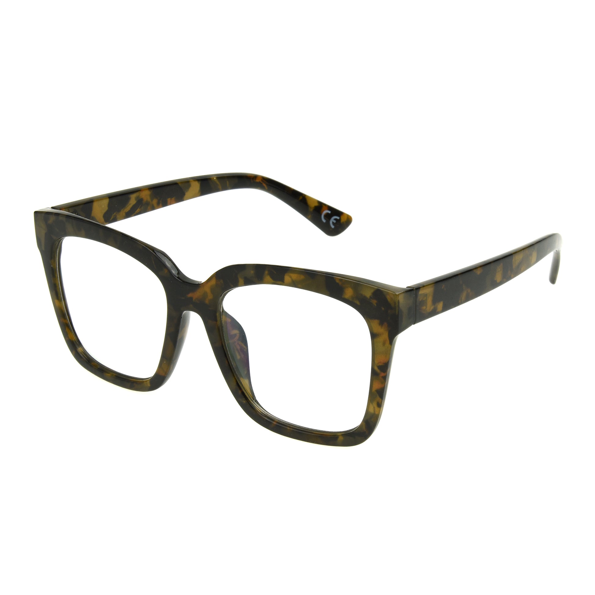 Terri Blue Light Glasses - Reader - Unmagnified - Tortoise - Variant Link