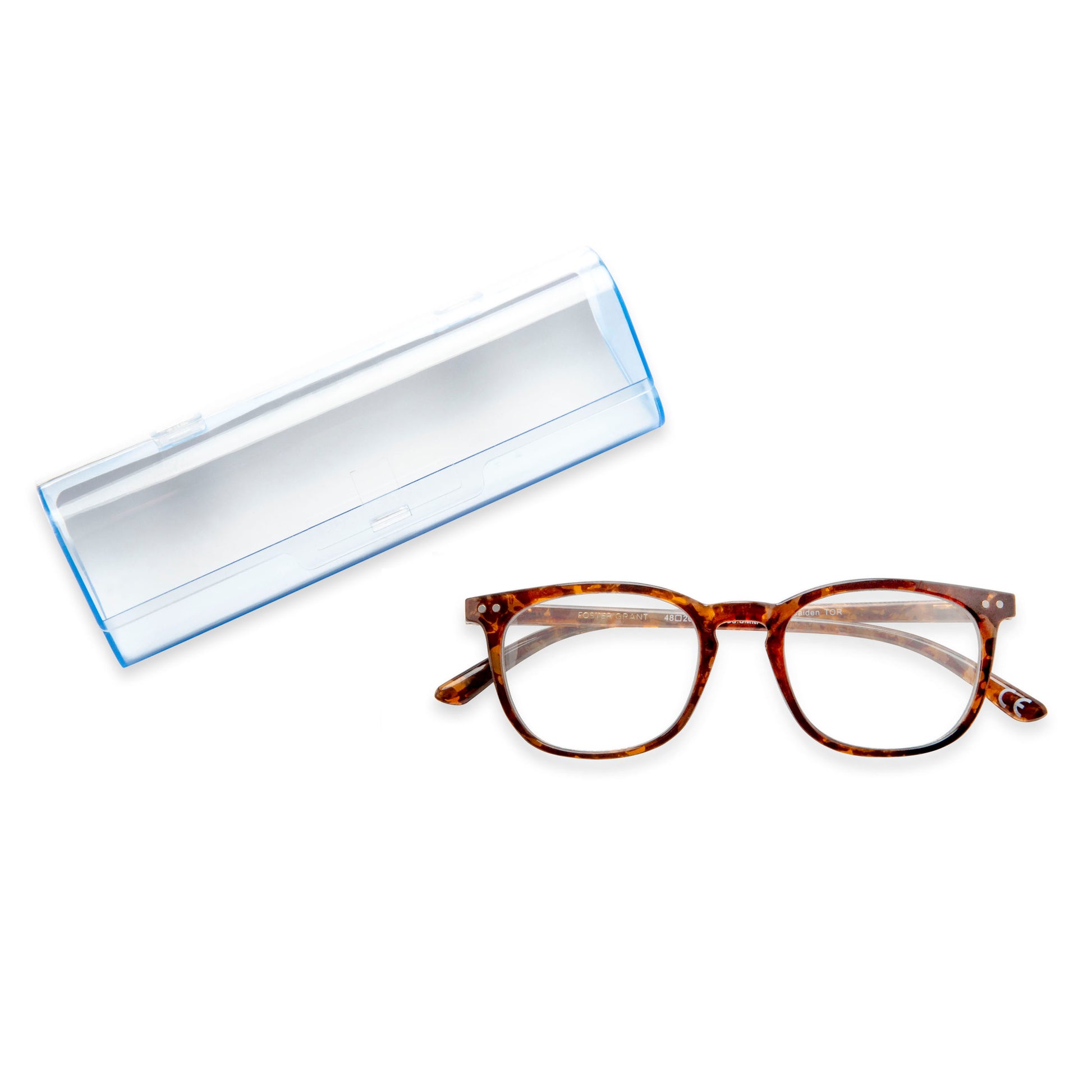 Caiden Pop of Power™ Bifocal Style Blue Light Readers - Blue Light Reader - Bifocal - Tortoise - Variant Link