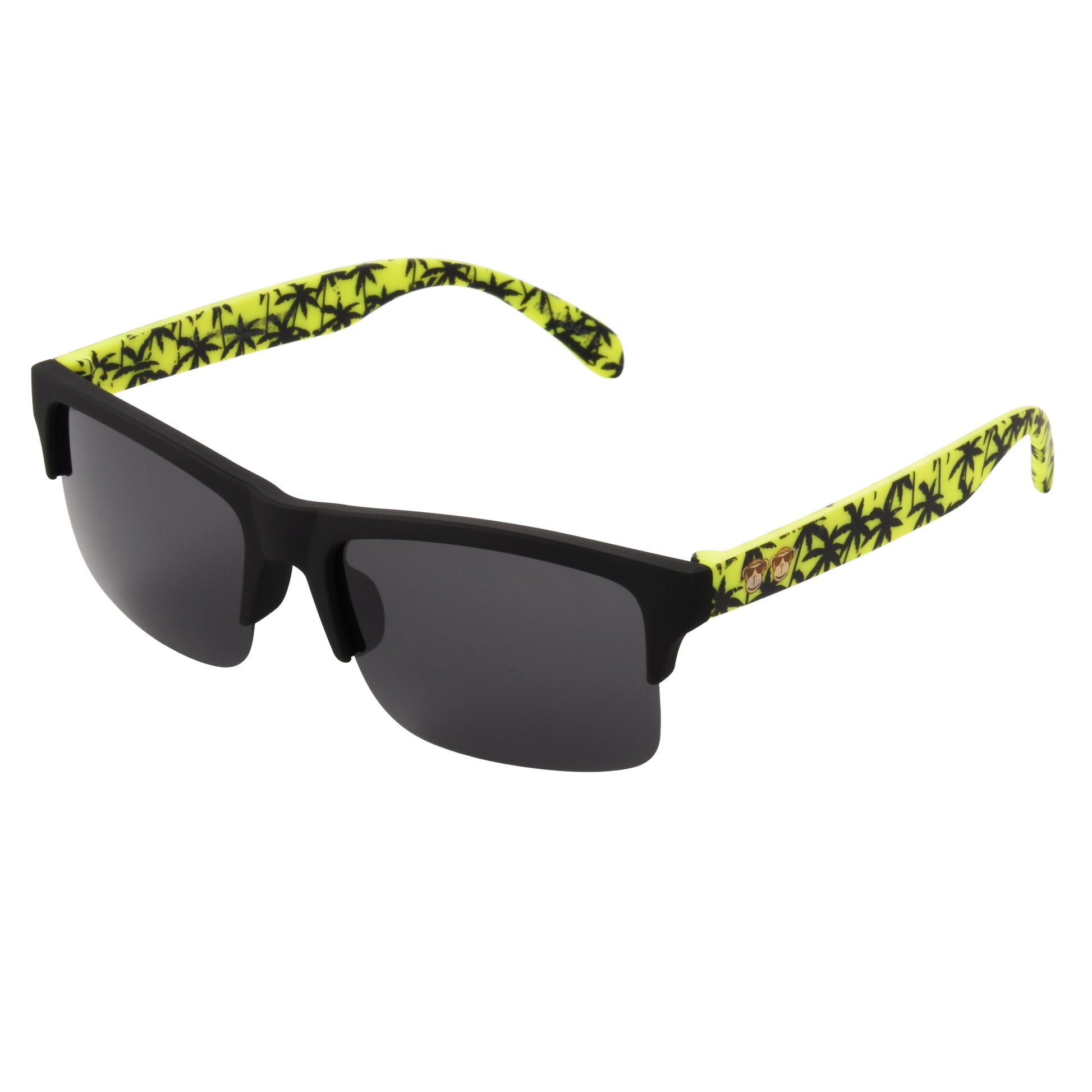 Cancun Polarized Kids Sunglasses - Sun - Unmagnified - Black/Smoke - Variant Link