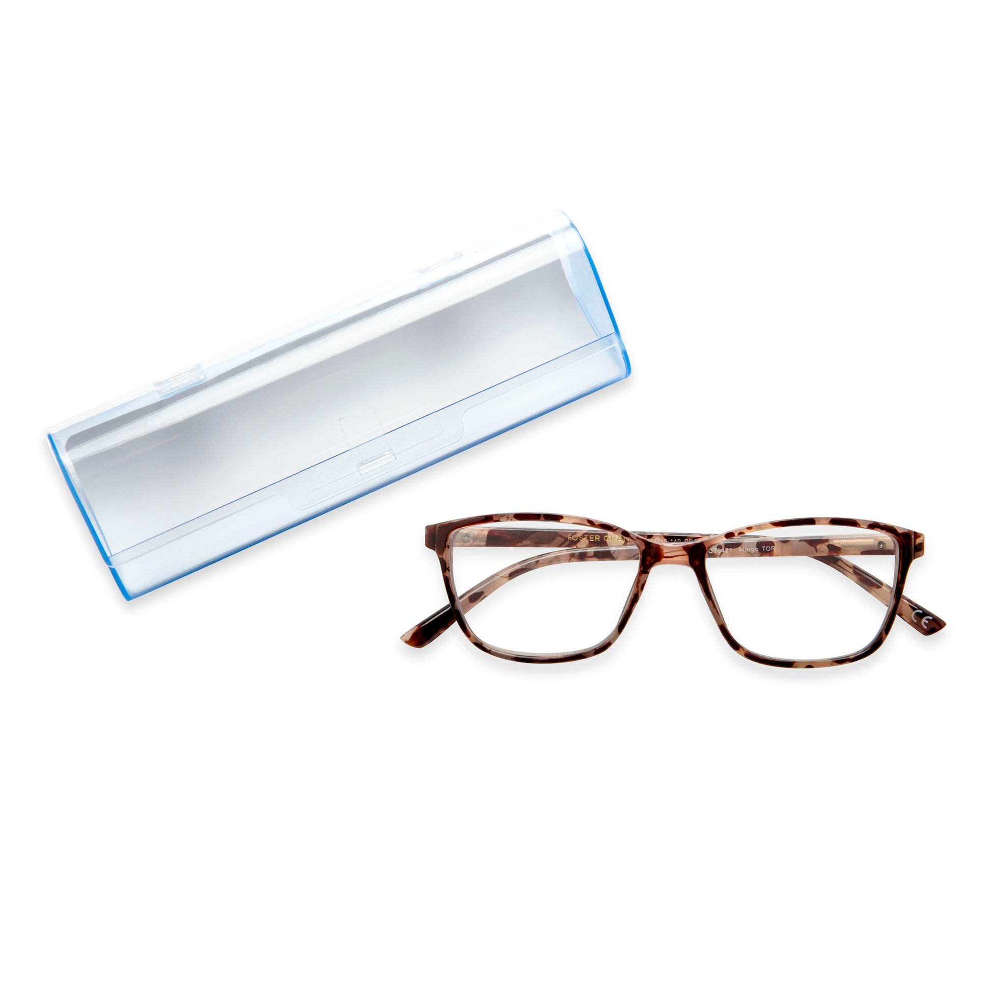 The Margo Pop of Power® Blue Light Reader - Blue Light Reader - Bifocal - Light Tortoise - Variant Link