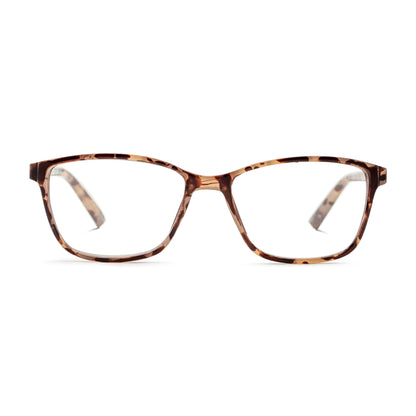 The Margo Pop of Power® Blue Light Reader - Blue Light Reader - Bifocal - Light Tortoise - Variant Link