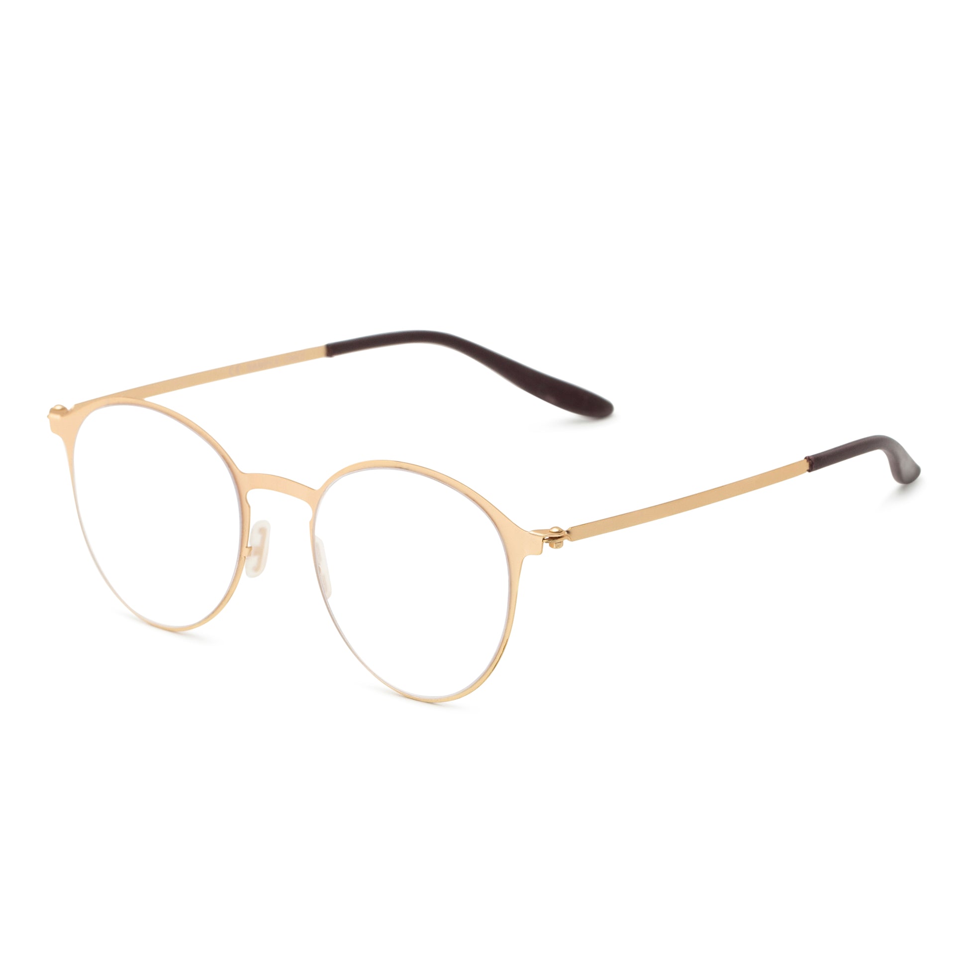 Hayden Super Flat Reading Glasses - Reader - Fully Magnified - Gold - Variant Link