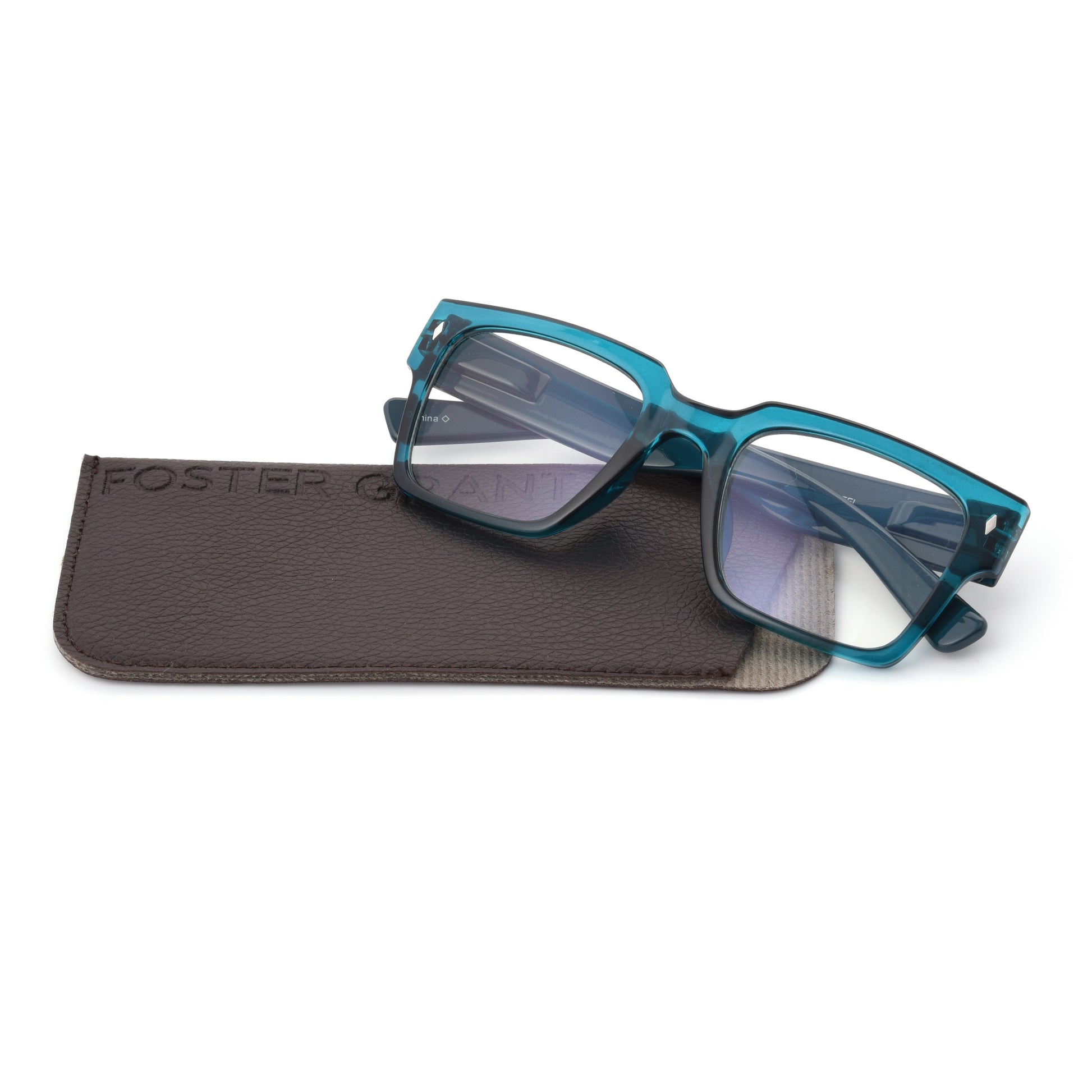 Woodbridge Reading Glasses - Reader - Fully Magnified - Teal Crystal - Variant Link