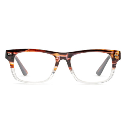 Bayview Reading Glasses - Reader - Fully Magnified - Brown/Clear Fade - Variant Link