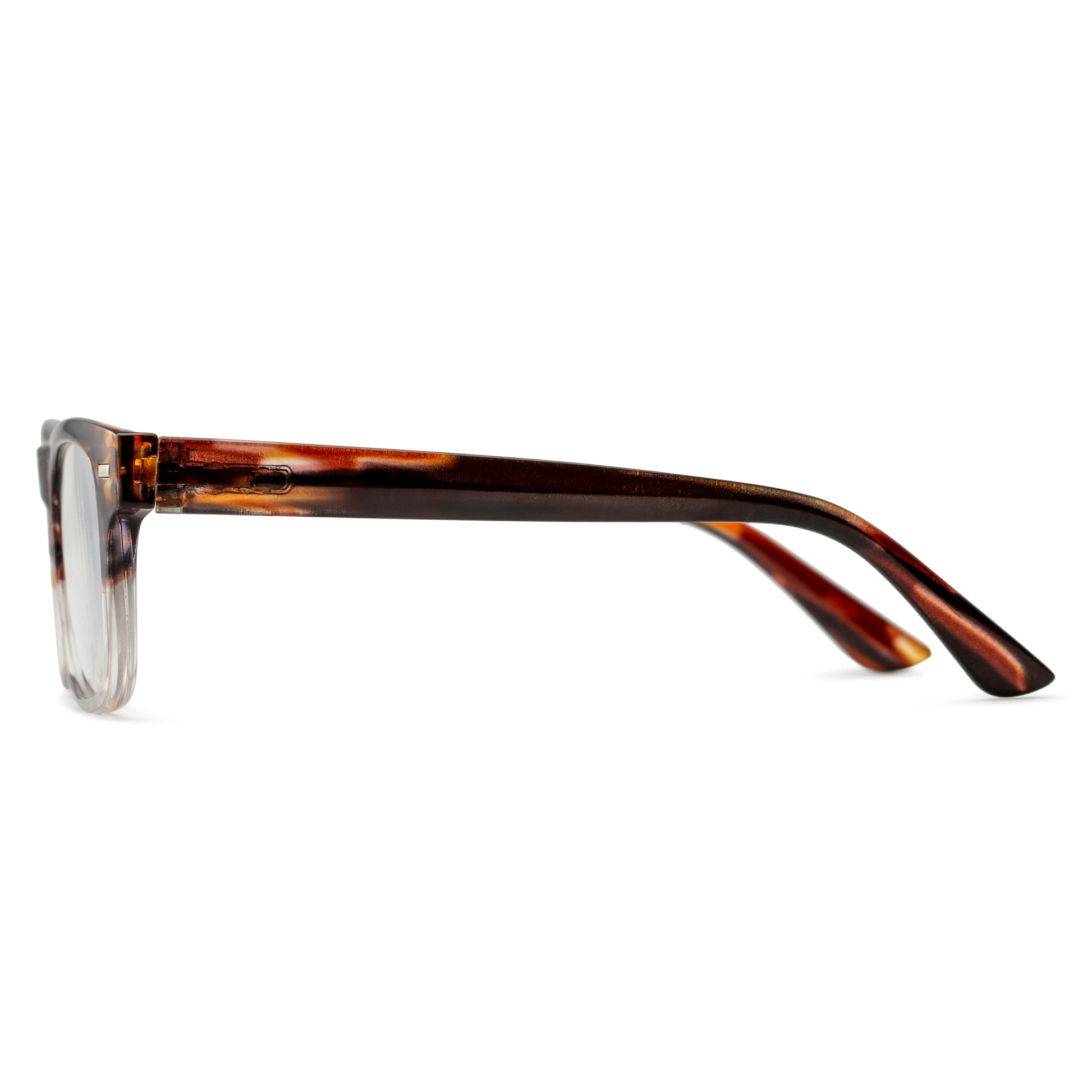 Bayview Reading Glasses - Reader - Fully Magnified - Brown/Clear Fade - Variant Link