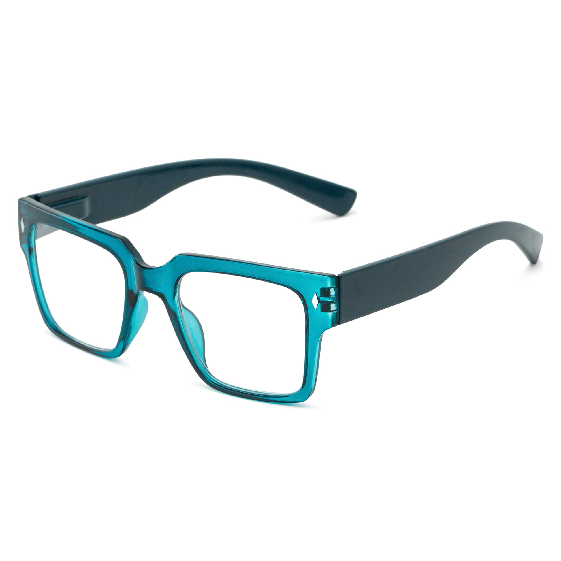 Woodbridge Reading Glasses - Reader - Fully Magnified - Teal Crystal - Variant Link