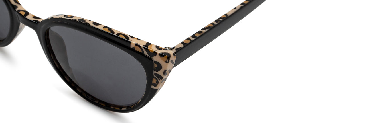 The Mayra Sun - Reader - Bifocal - Black/Leopard - Variant Link