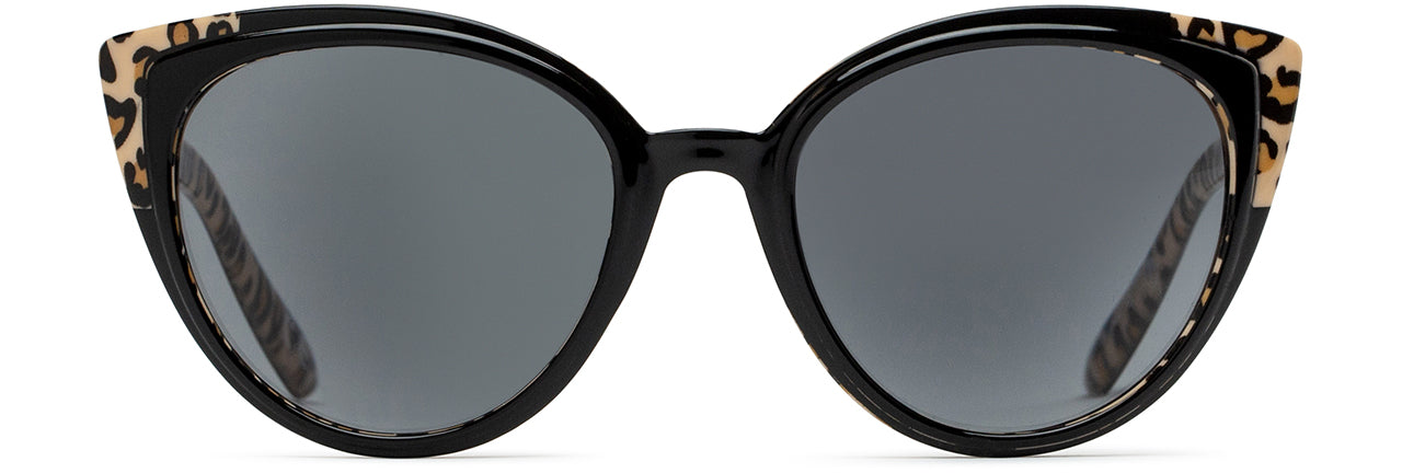 The Mayra Sun - Reader - Bifocal - Black/Leopard - Variant Link