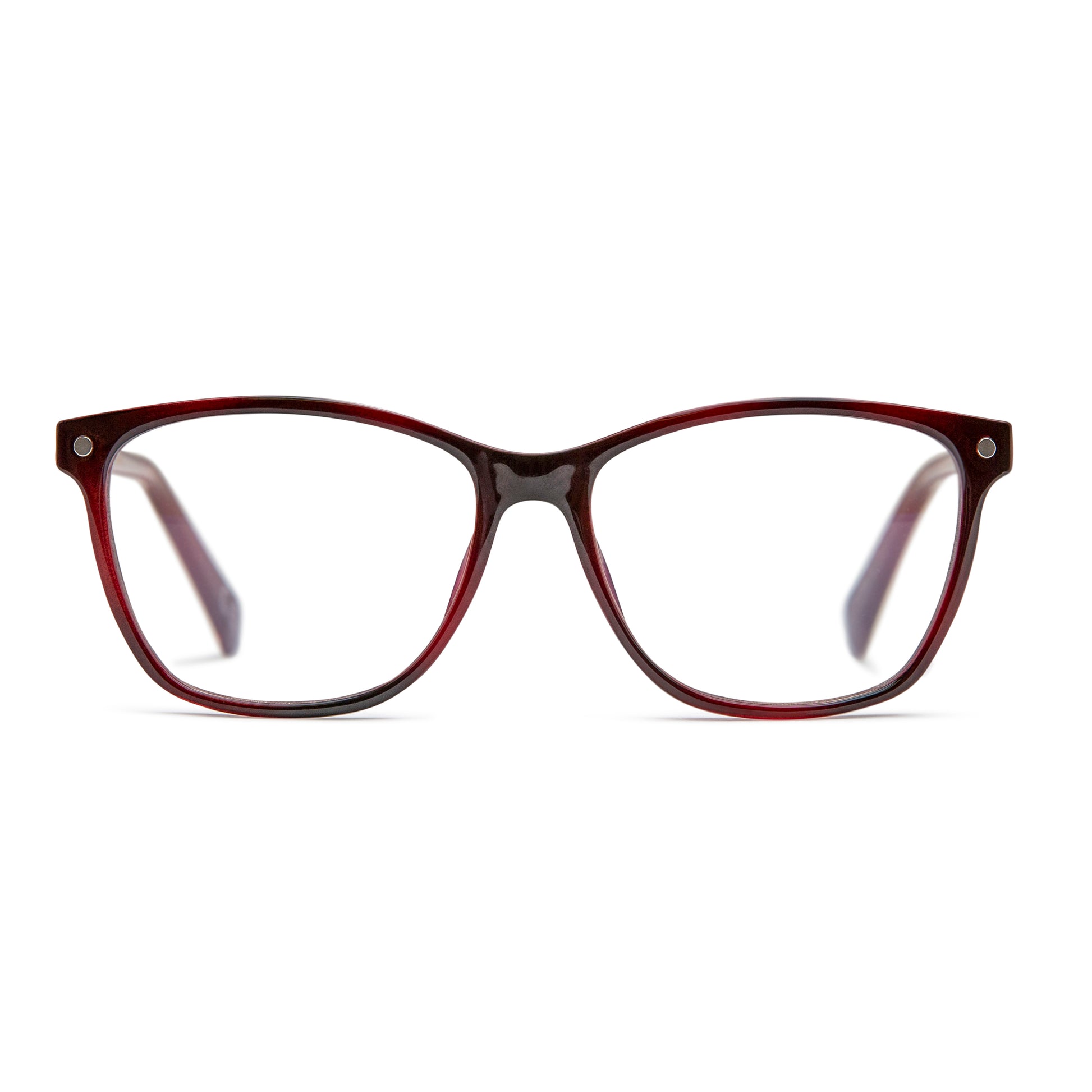 Stefi Blue Light Glasses - Blue Light Reader - Unmagnified - Wine - Variant Link