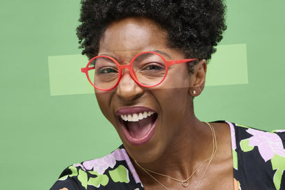 Bartlett Reading Glasses - Reader - Fully Magnified - Matte Red - Variant Link