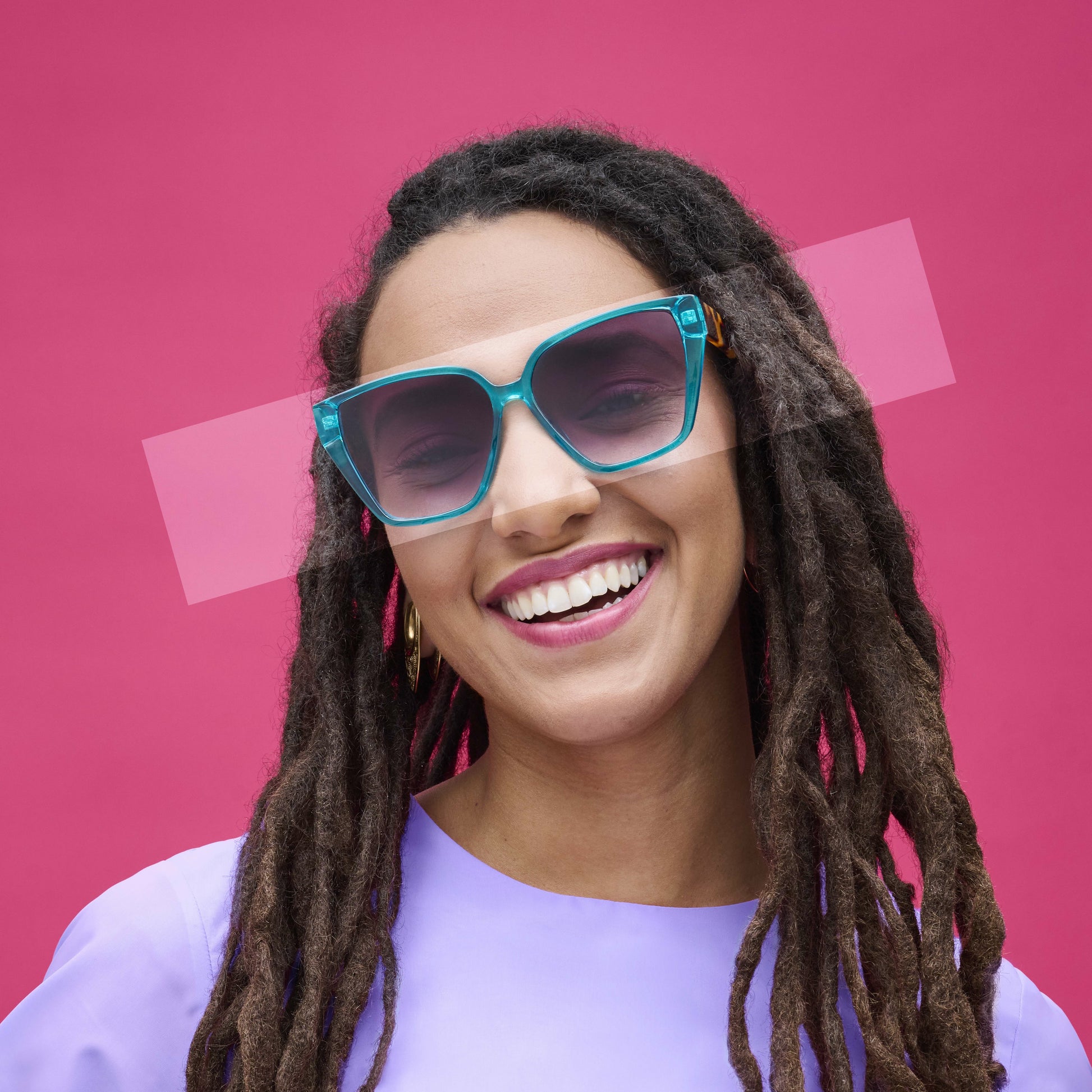 Long Beach Sunglasses - Sun - Unmagnified - Blue - Variant Link
