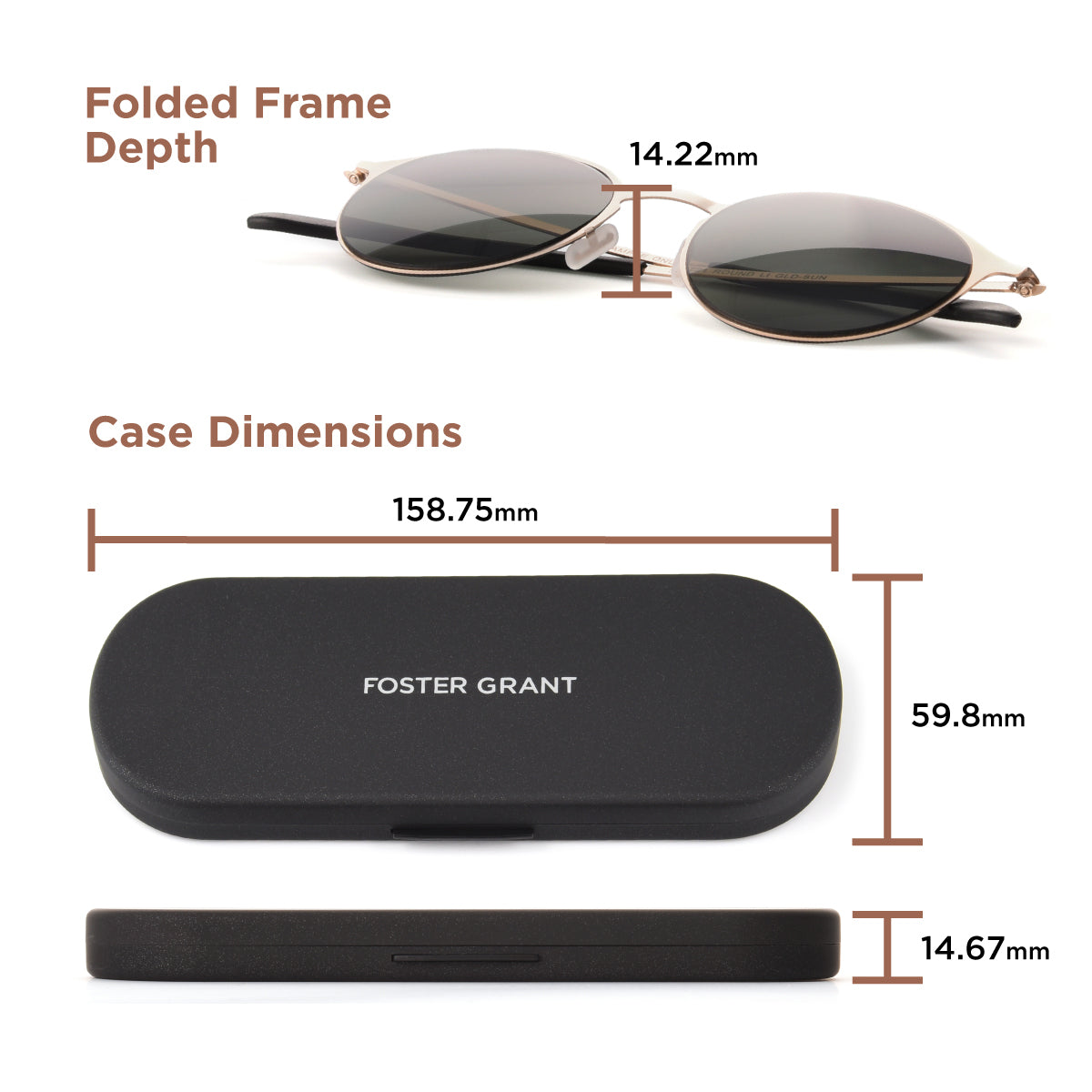 Joy Super Flat Sunglasses - Sun - Unmagnified - Gold - Variant Link