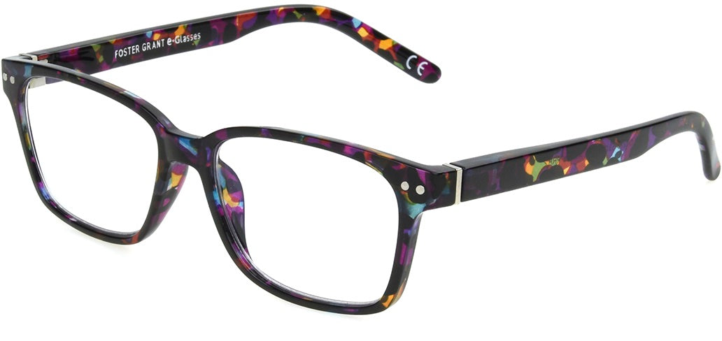 Blue Light e.Glasses Aurelia Purple - Blue Light Reader - Unmagnified - Purple - Variant Link
