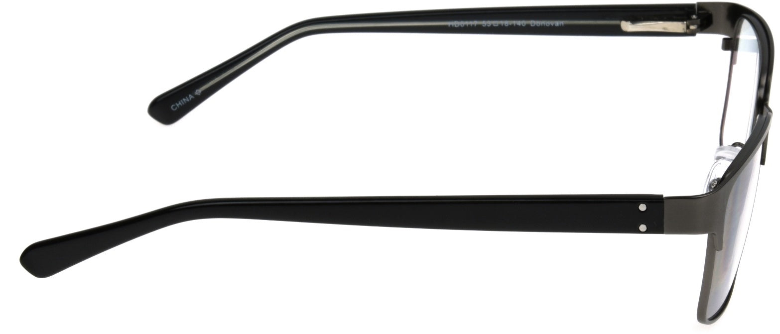 Donovan e.Readers™ - Blue Light Reader - Fully Magnified - Gunmetal - Variant Link
