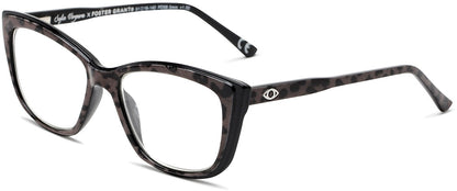 Gloria Multi Focus™ Blue - Blue Light Reader - Multifocal - Black/Leopard - Variant Link