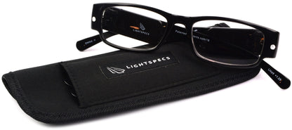 Lloyd Lighted Reading Glasses - Reader - Fully Magnified - Black - Variant Link