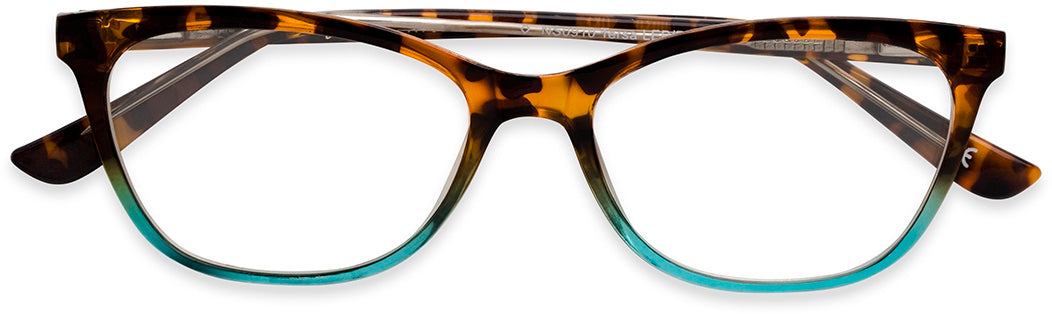 Teresa Multi Focus™ Blue - Blue Light Reader - Multifocal - Brown - Variant Link